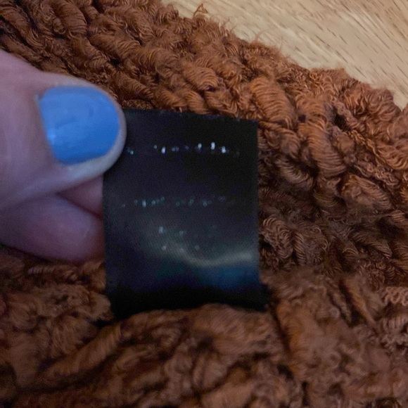 Evereve Braeve Chunky Knit Flare Sleeve Rust Sweater, good preworn condition - Picture 8 of 8